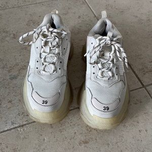 Balenciaga Triple S clear sole sneaker size 39